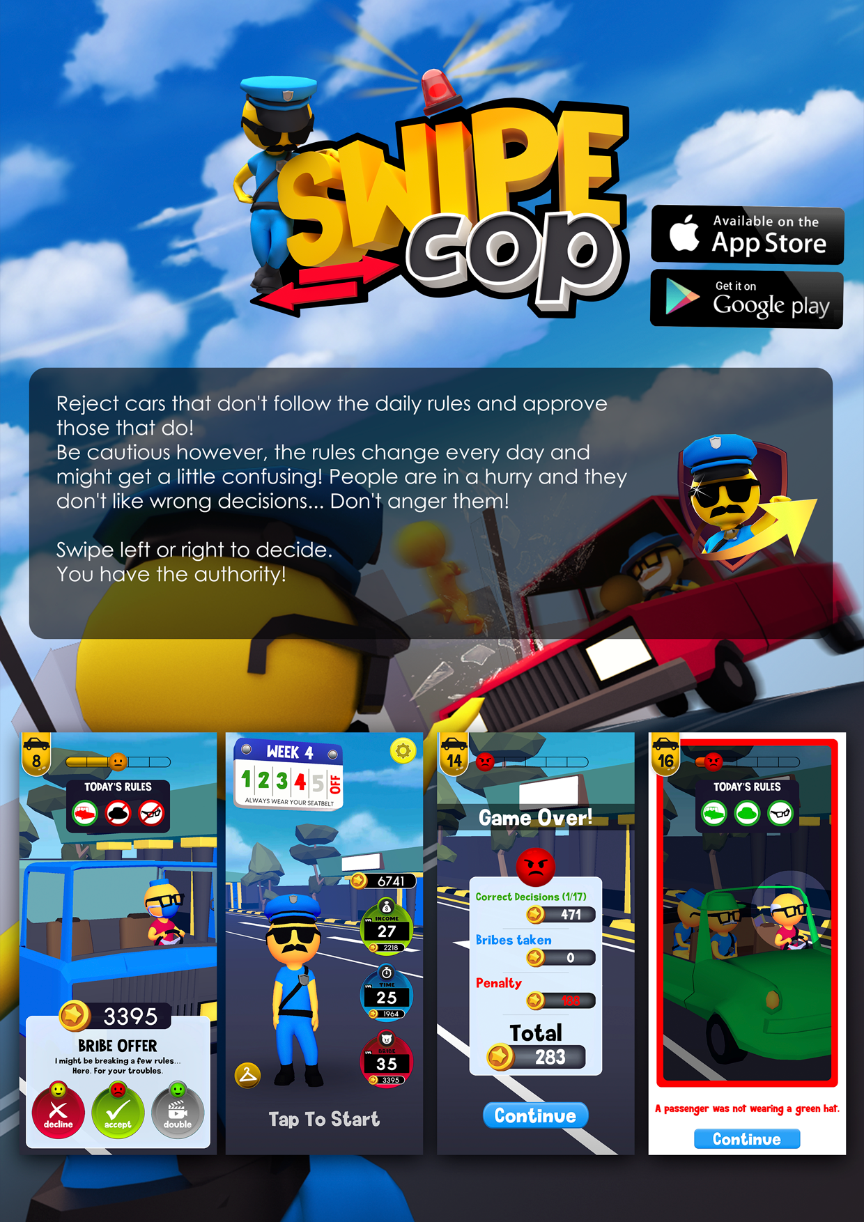 Swipe Cop gallery image 1